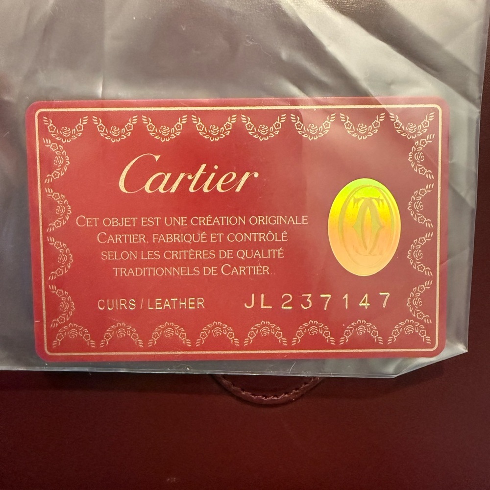 Cartier Burgundy Crossbody Bag - Picture 8 of 9